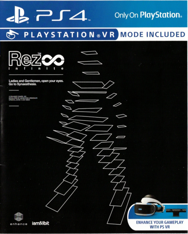 Rez Infinite box art for Playstation 4